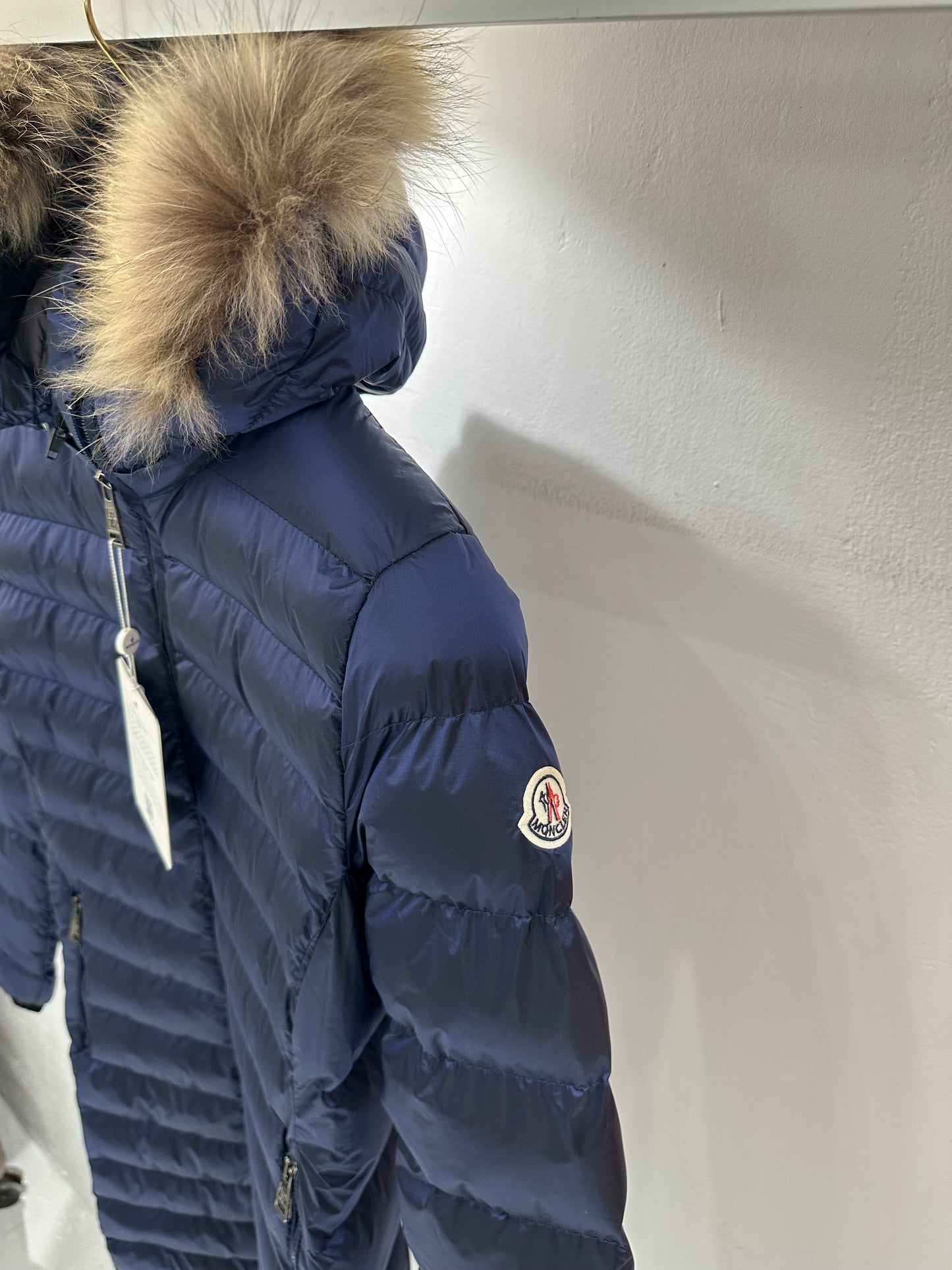 Moncler μακρύ με γούνα